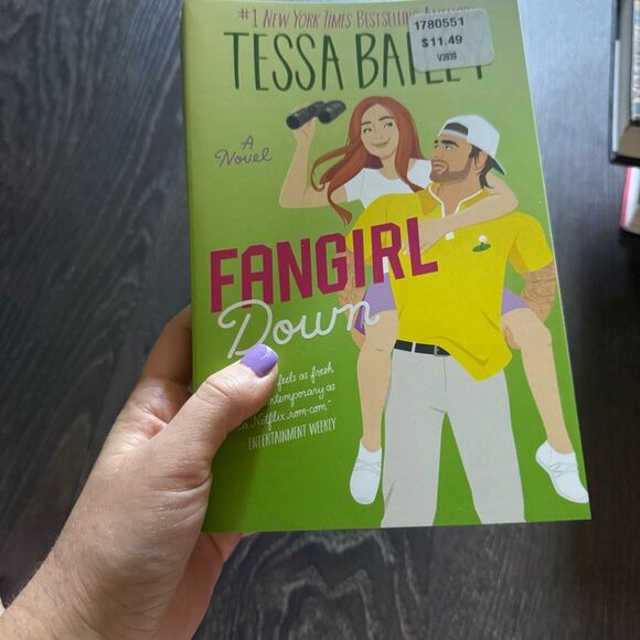 Tessa Bailey Fangirl Down Paperback Book New - Picture 1 of 2